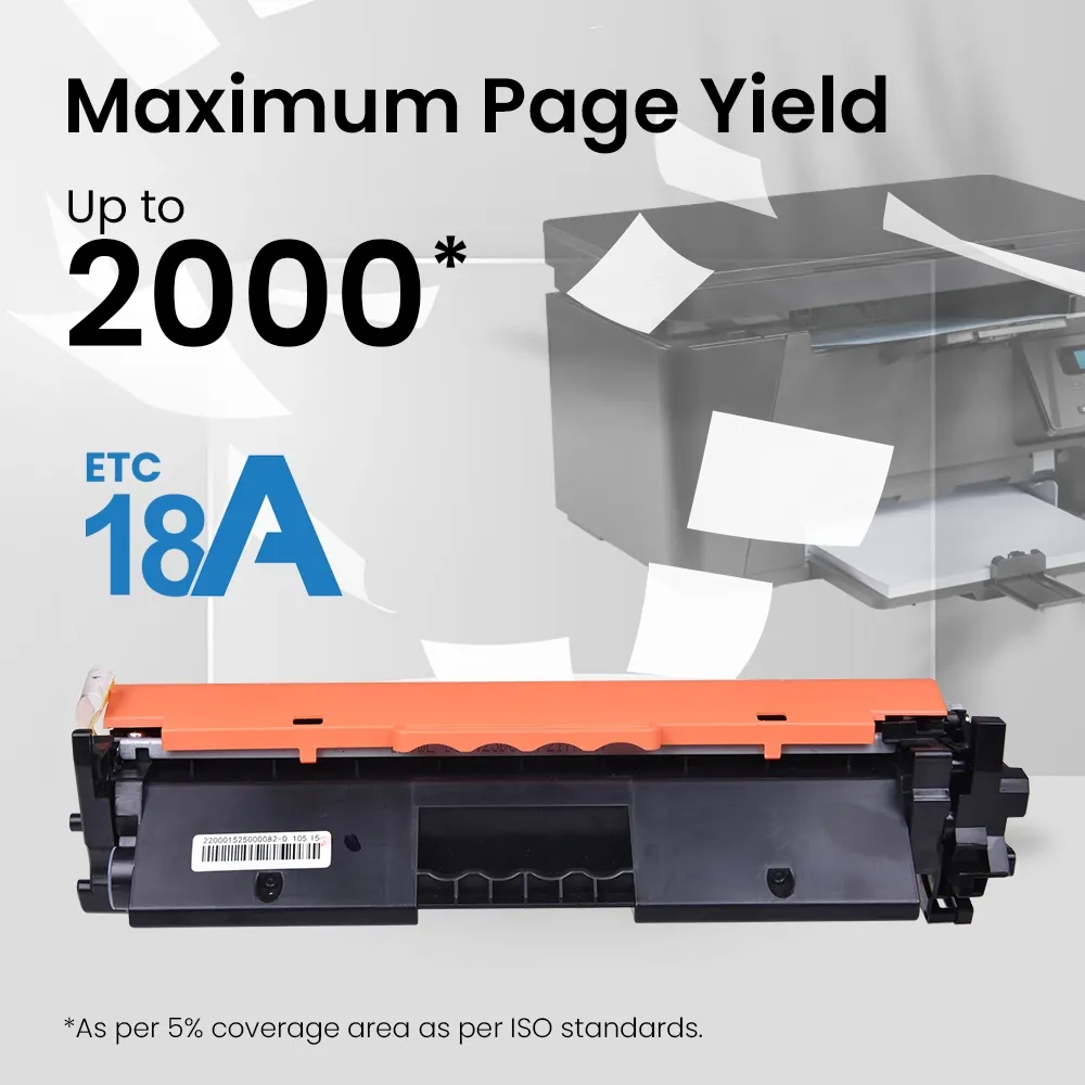 EVM Compatible Laser Cartridge Toner Unit For HP 18A With Chip view 3